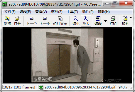ACDSee查看打开gif动画