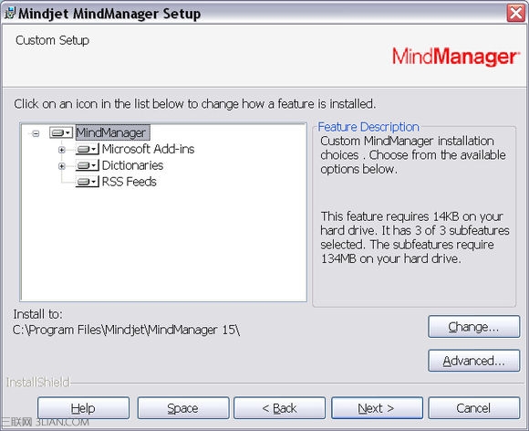 MindManager 15安装教程