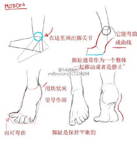 SAI人漫人物脚部的绘制教程参考