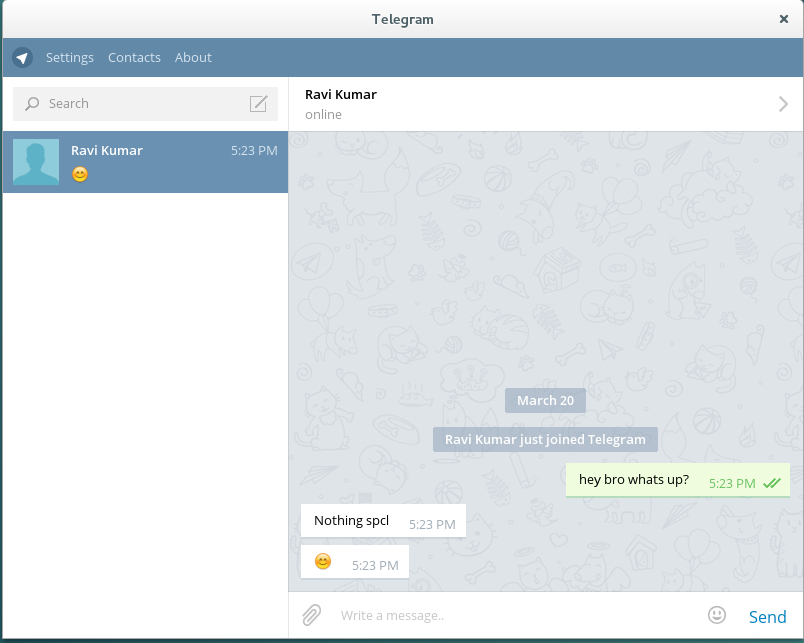 在Linux系统中安装即时通信应用Telegram Messenger的教程