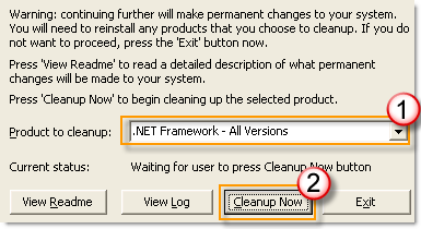 .NET Framework 安装失败的解决办法