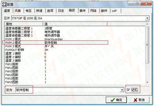 SpeedFan怎么设置cpu风扇调速？