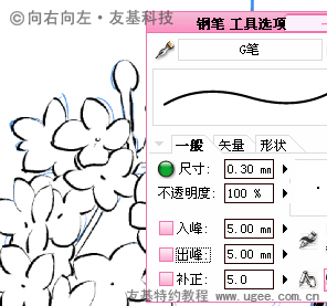 Comic Studio 4 EX钢笔工具与自制网点的运用