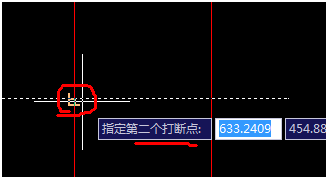 CAD要怎么样才能将线段打断