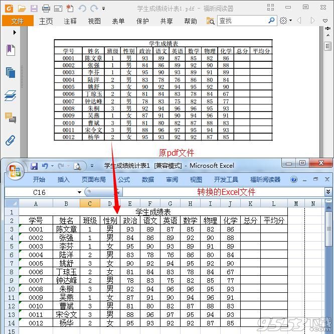 怎么把pdf文件转换成excel？