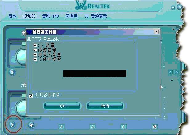 嘟嘟语音Realtek HD 高清声卡的设置