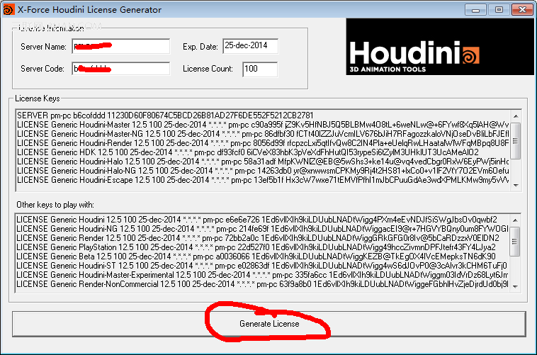 Houdini 12.5 安装教程