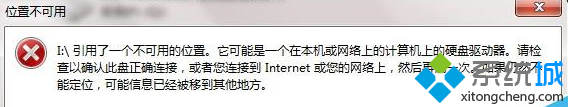 Win7系统打开文件提示“引用了一个不可用的位置”的解决方法