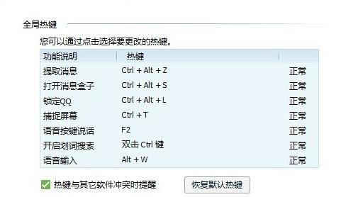 如何修改win7系统电脑聊天工具QQ的快捷键技巧