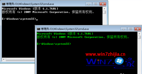 win7系统纯净版下更改DOS命令提示符操作界面字体颜色的方法