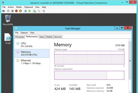 查看win7系统中虚拟机最大动态内存的方法