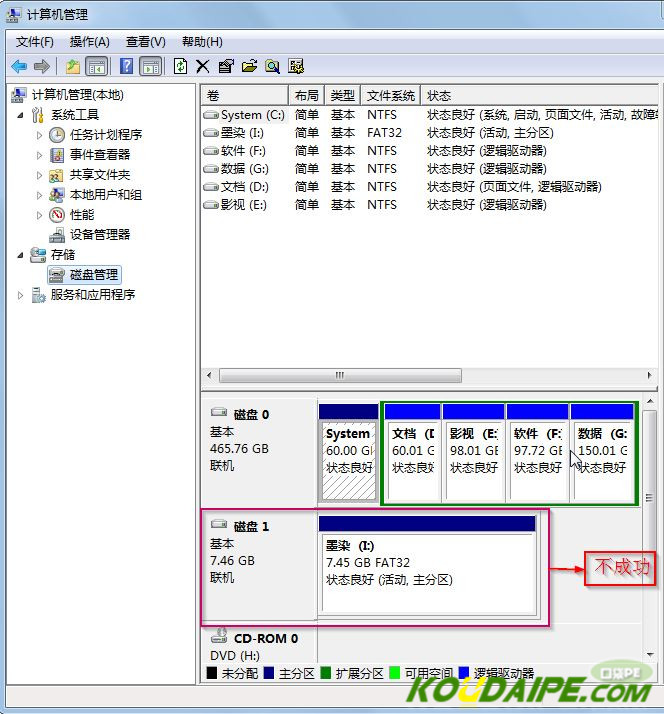 在win7中怎么检查U盘启动盘制作成功与否?