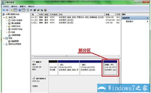 win7如何重新分区呢?