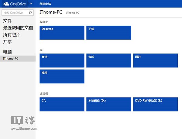 通过OneDrive远程取回Win7电脑任何文件