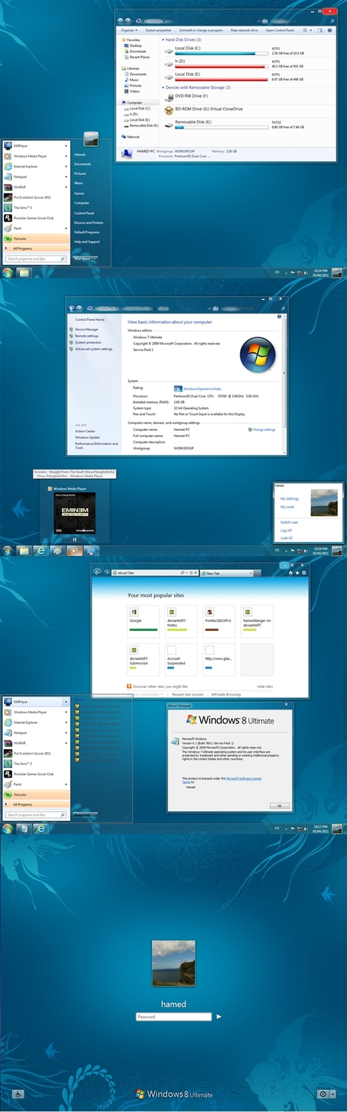 给Win7穿上Windows 8的华丽外衣