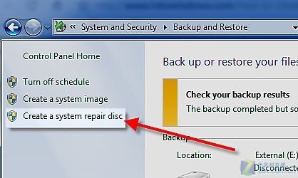Win7自带恢复功能创建系统还原盘的图文步骤