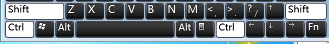 Windows 7 屏幕键盘使用
