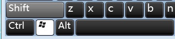 Windows 7 屏幕键盘使用