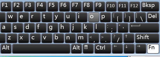 Windows 7 屏幕键盘使用