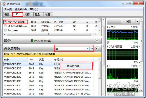 Win7监视器掌控系统网络状况