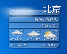 教你在Win7桌面随时关注天气