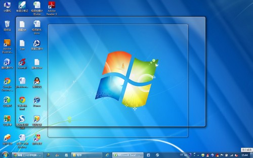 Win7中如何查看桌面图标