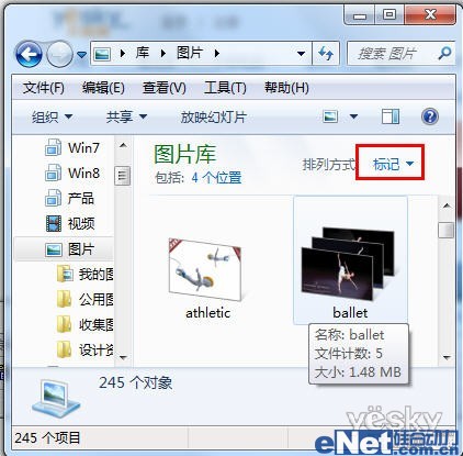 巧用Win7图片库 海量照片分类筛选