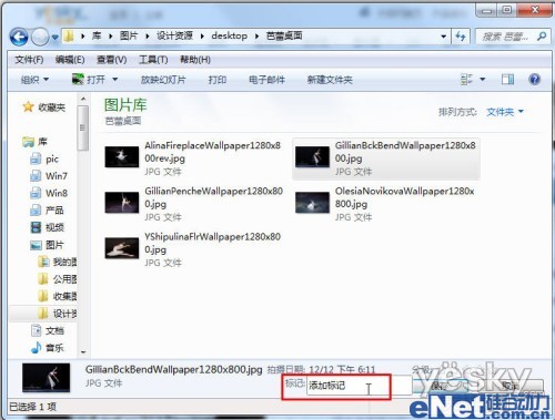 巧用Win7图片库 海量照片分类筛选