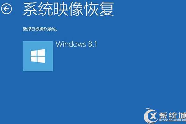 Win8.1系统映象备份好后如何恢复？