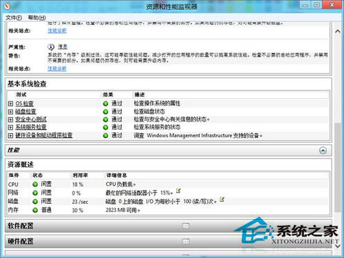 使用生成系统健康报告快速查看Win8系统是否健康