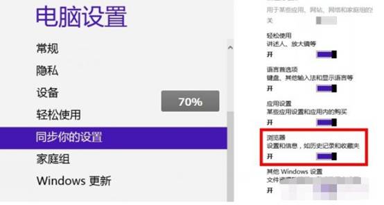 咋样在win8上使上网部件收藏一致