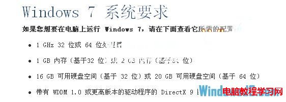 Windows8系统推荐配置与最低配置要求