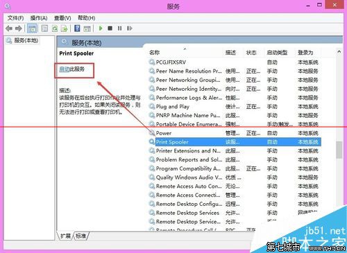 Win8.1系统怎么打开打印机服务？