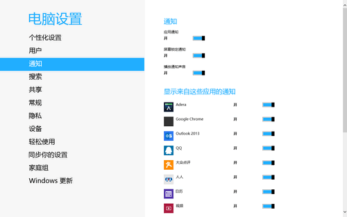 Win8通知管理与财经应用是什么