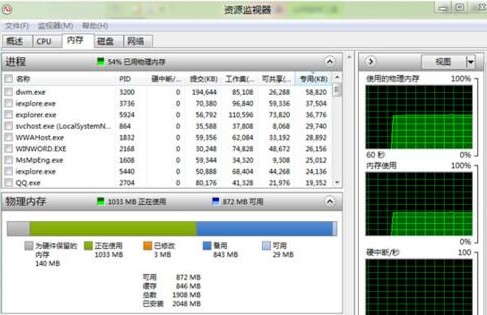 Win8的资源监视器怎么用