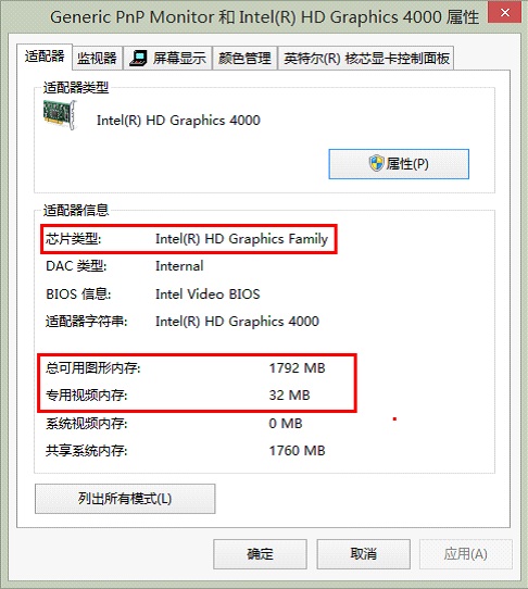 Windows 8.1系统下如何查看当前显卡的显存大小