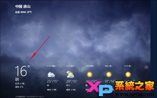 升级版Win8天气应用点评