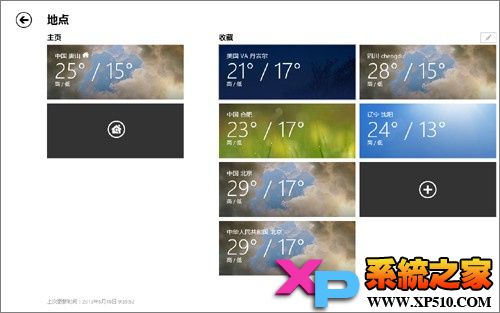 升级版Win8天气应用点评
