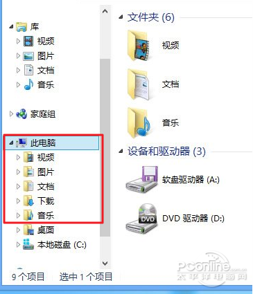 Win8.1资源管理器库丢失如何找回