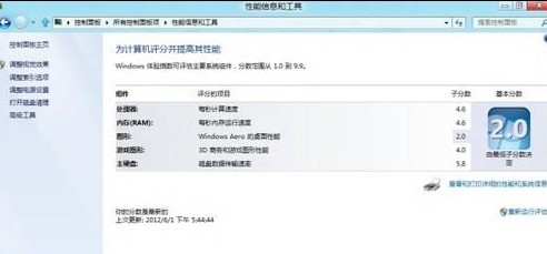 Win8怎么为我的计算机评分