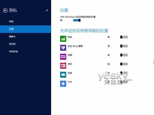 Windows 8.1全新“电脑设置” 功能