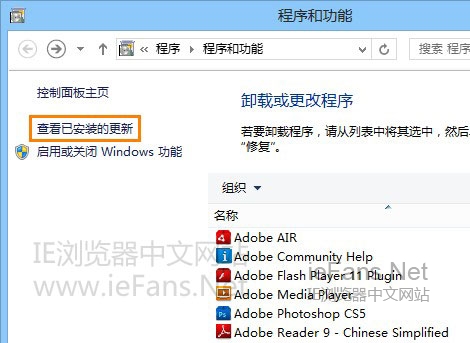 Windows 8系统IE10无法安装Flash Player插件