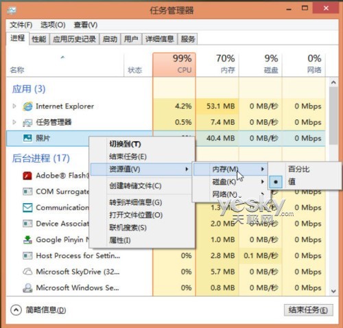 系统进程尽在掌握 细看Win8全新任务管理器