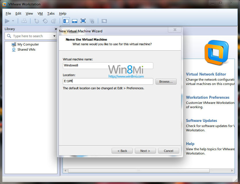 VMware Workstation 8 安装Windows8教程