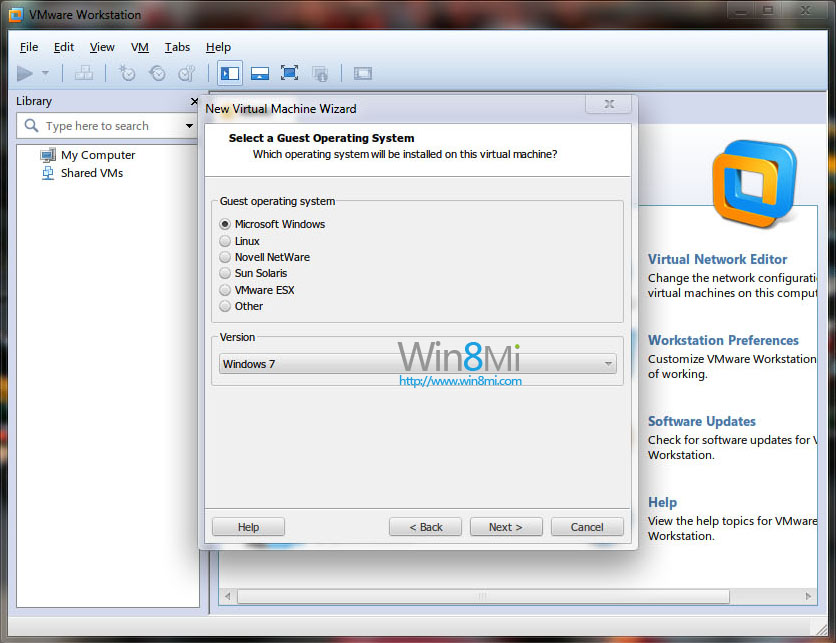 VMware Workstation 8 安装Windows8教程