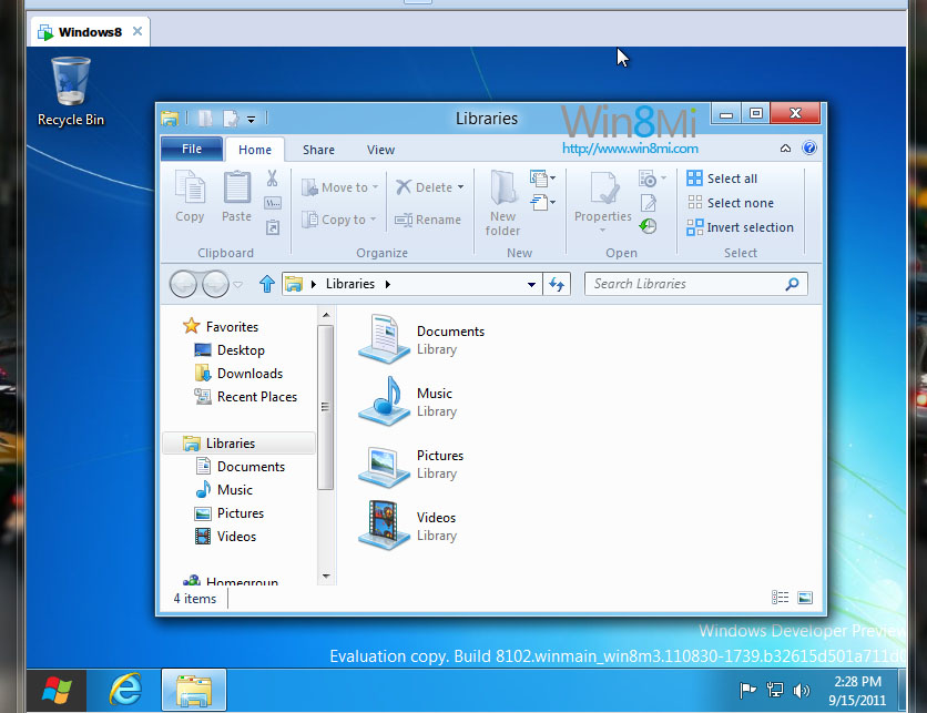 VMware Workstation 8 安装Windows8教程