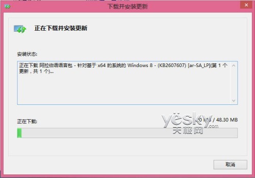 Windows8轻松安装丰富语言包的方法