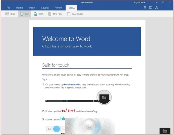 Windows 10版Office正式发布