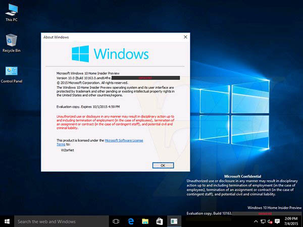 Win10Ԥͥ10163Ͻͼع