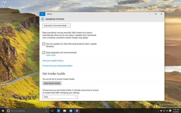 Windows 10 Build 10134上手试玩系统截图